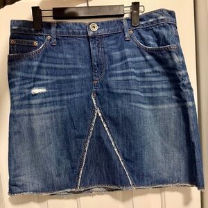Banana Republic Blue Denim Mini Skirt